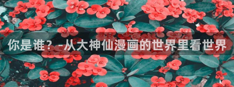 香蕉漫画在线免费观看：你是谁？-从大神仙漫画的世界里看世界